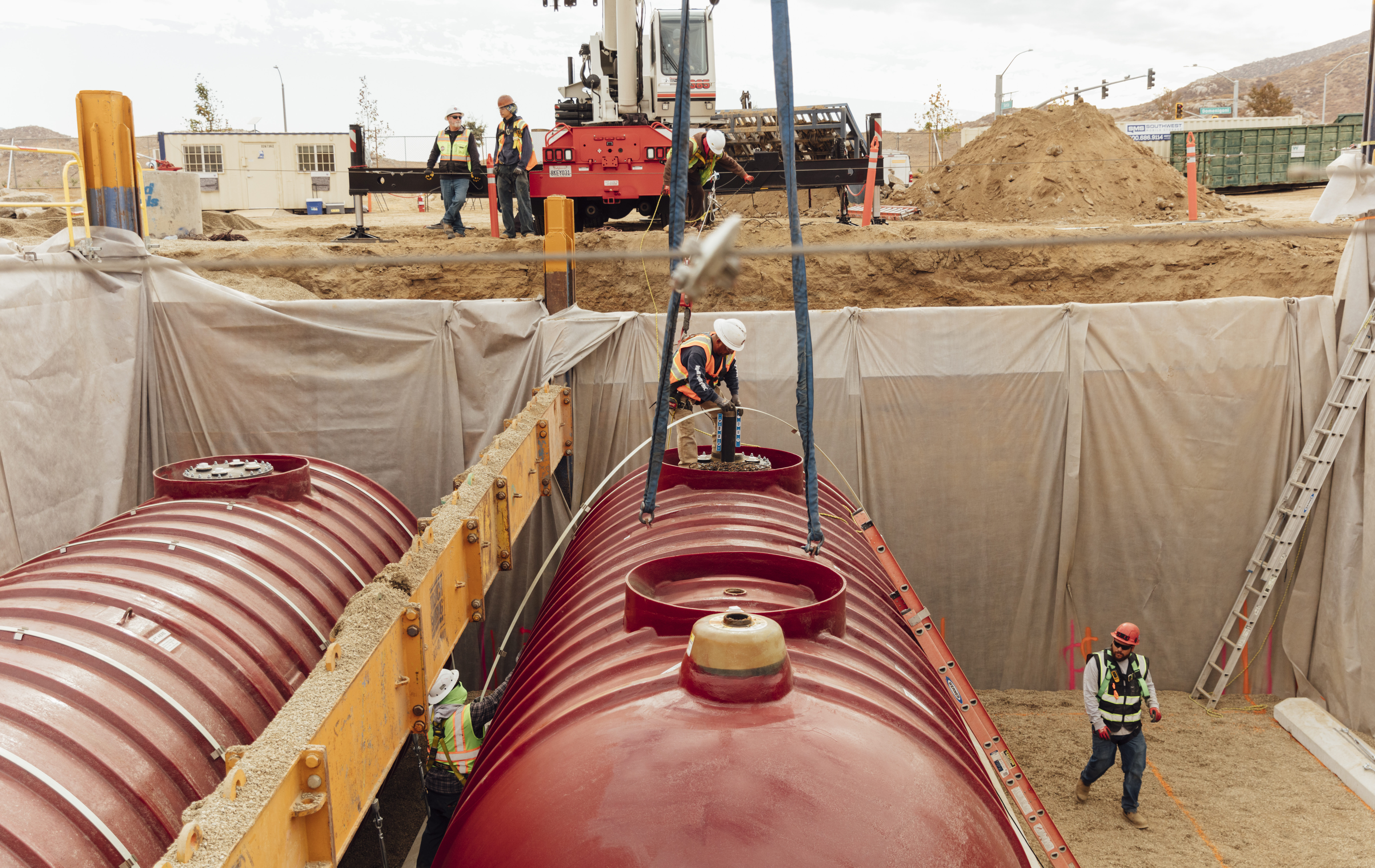 Fueling the Future: Tank Set Milestone at Winchester Marks Major Progress for New Fueling Facility